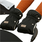 Kruzzel Double Stroller Muffs - Black 25814 - (18697-0)