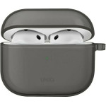 UNIQ Case Glase Airpods 4 Glossy Smoke - (UNIQ-AIRPODS(2024)-GLSSMK)