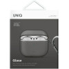 UNIQ Case Glase Airpods 4 Glossy Smoke - (UNIQ-AIRPODS(2024)-GLSSMK)