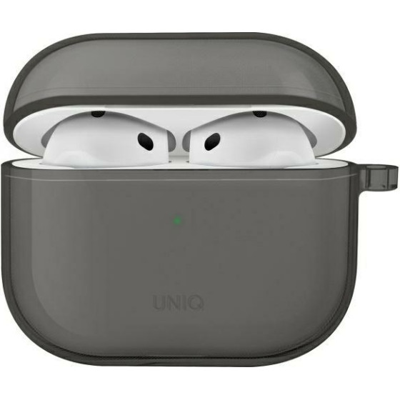 UNIQ Case Glase Airpods 4 Glossy Smoke - (UNIQ-AIRPODS(2024)-GLSSMK)