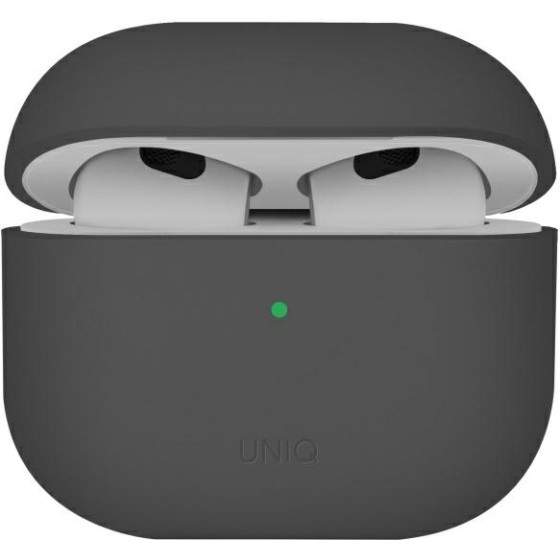 UNIQ Case Lino Airpods 4 Silicone Ash Grey - (UNIQ-AIRPODS(2024)-LINOGRY)