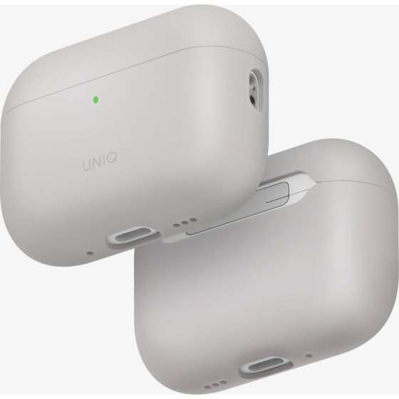 UNIQ Case Lino For Airpods Pro 3 Gen Silicone Beige - (UNIQ-AIRPODSPRO3-LINOBEGIVY)