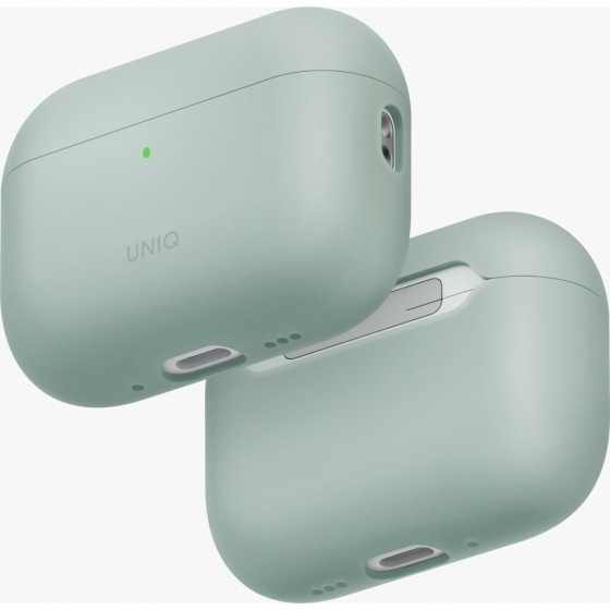 UNIQ Case Lino For Airpods Pro 3 Gen Silicone Green - (UNIQ-AIRPODSPRO3-LINOICEGRN)