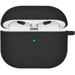 UNIQ Case Nexo Airpods 4 + Ear Hooks Silicone Black - (UNIQ-AIRPODS(2024)-NEXOBLK)