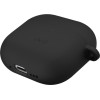 UNIQ Case Nexo Airpods 4 + Ear Hooks Silicone Black - (UNIQ-AIRPODS(2024)-NEXOBLK)