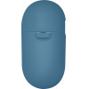 UNIQ Case Nexo Airpods 4 + Ear Hooks Silicone Pacific Blue - (UNIQ-AIRPODS(2024)-NEXOPBLU)