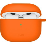 UNIQ Case Nexo Airpods 4 + Ear Hooks Silicone Volt Orange - (UNIQ-AIRPODS(2024)-NEXOVORG)