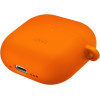 UNIQ Case Nexo Airpods 4 + Ear Hooks Silicone Volt Orange - (UNIQ-AIRPODS(2024)-NEXOVORG)