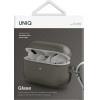 UNIQ Glase Case Airpods Pro 2 Gen Glossy Smoke - (UNIQ-AIRPODSPRO2-GLSSMK)