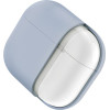 UNIQ Lino Case Airpods Pro 2 Gen Silicone Arctic Blue - (UNIQ-AIRPODSPRO2-LINOABLU)