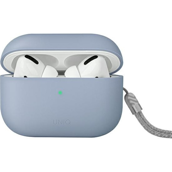 UNIQ Lino Case Airpods Pro 2 Gen Silicone Arctic Blue - (UNIQ-AIRPODSPRO2-LINOABLU)