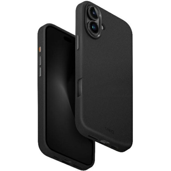 UNIQ Lyden Case Iphone 16 Plus 6.7 Magclick Charging black/Dallas Black - (UNIQ-IP6.7(2024)-LYDMBLK)