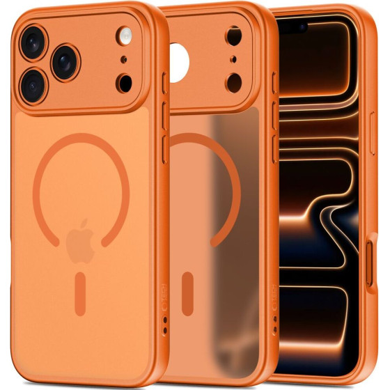 Tech-Protect Basicmag Magsafe Iphone 17 Pro Max Matte Cosmic ORANGE