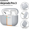 Tech-Protect Silicone Apple Airpods Pro 3 Crayon GREY