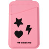SBS Case Me Magnetic Attachment Silicone With Mirror Pink - (CMSILCARMIRMSP)