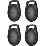 Acefast - (4pack) Smart Tracker (S2) - Compatible Apple Find My (Ios Only), With Lanyard, Bluetooth, 230mAh - Black