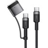 Acefast - Data Cable (C22-05) - Fast Charging, Type-C To Type-C, Magsafe 3 Adapter, 240W, 48V/5A, 1.2m - Black