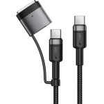 Acefast - Data Cable (C22-05) - Fast Charging, Type-C To Type-C, Magsafe 3 Adapter, 240W, 48V/5A, 1.2m - Black