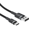 Acefast - Data Cable - Fast Charge, Usb To Type-C, 3A, Bend-Resistant, Wide Compatibility, Nylon Braid, 1.2m - Black - (C22-04)