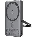 Acefast - Magnetic Wireless Power Bank (M16-5000) - With Foldable Stand, USB-C Port, 5000mAh, PD18W, Led Indicator - Black