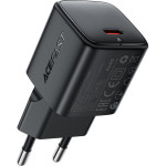 Acefast - Wall Charger (A117) - Gan Technology, PD20W, Mini Design, Single USB-C Output - Black
