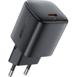 Acefast - Wall Charger (A119) - Gan Technology, Fast Charge, PD45W, Mini Design, Single USB-C Output - Black