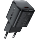 Acefast - Wall Charger - Gan Technology, Fast Charge, PD30W, Mini Design, With Type-C To Type-C Cable, 1.2m - Black - (A118)