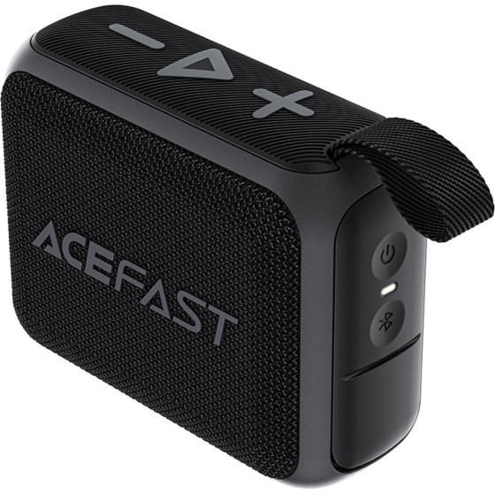 Acefast - Wireless Speaker Go - Bluetooth 5.4, Portable, 5W Full-Range Speaker, Waterproof IPX7, Type-C, 900mAh- Black - (K4)