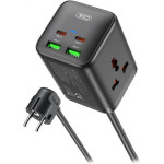 XO Design Power Strip WL24, 2 x Socket, Black