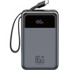 XO Design Powerbank PR267, 20000mAh, 65W, Qc + PD, Grey