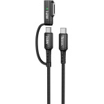 Hoco Cable 2in1 Usb C To Usb C / Mag3 240W 1,8 m U142 black