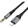 Hoco Cable Aux Jack 3,5 Mm To Lightning 1,5 m UPA33A black