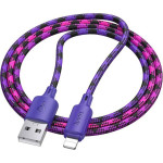 Hoco Cable Usb A To Lightning 2,4A 1 m X116 Gradient purple
