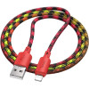 Hoco Cable Usb A To Lightning 2,4A 1 m X116 Gradient red