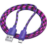 Hoco Cable Usb A To Micro Usb 2,4A 1 m X116 Gradient purple
