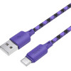 Hoco Cable Usb A To Usb C 3A 1 m X116 Gradient purple