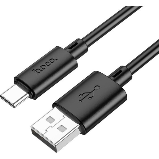 Hoco Cable Usb A To Usb C 3A 2 m X88 black