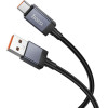 Hoco Cable Usb A To Usb C 5A With Display 1 m X118 black