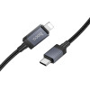 Hoco Cable Usb C To Lightning Pd 27W With Display 1 m X118 black