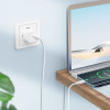 Hoco Cable Usb C To Usb C 3A 60W 2 m X88 white