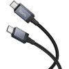 Hoco Cable Usb C To Usb C 3A 60W With Display 1 m X118 black