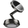 Hoco Car Holder With Wireless Charging For Center Console Compatible With Magsafe 15W HW33 Metal gray
