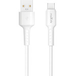 Maxlife MXUC-13 Cable USB-A - USB-C 1,0 m 3,0A white