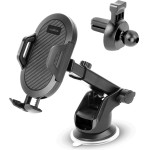 Maxlife Universal Car Holder For Windshield And Air Vent MXCH-17 black