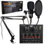 Dna Professional Dna YOU2B - Podcast Kit (microphone, Audio interface, tripod) - (5908249815919)