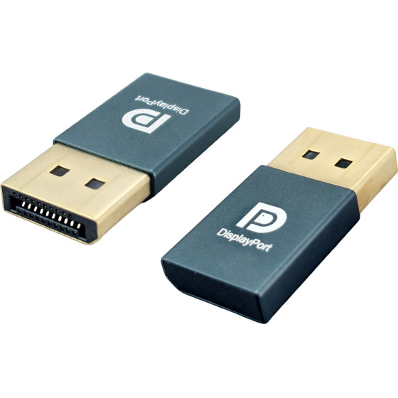 Powertech Displayport Dummy Plug �� LED, 4K/17Hz, ���� - (CAB-DP082)