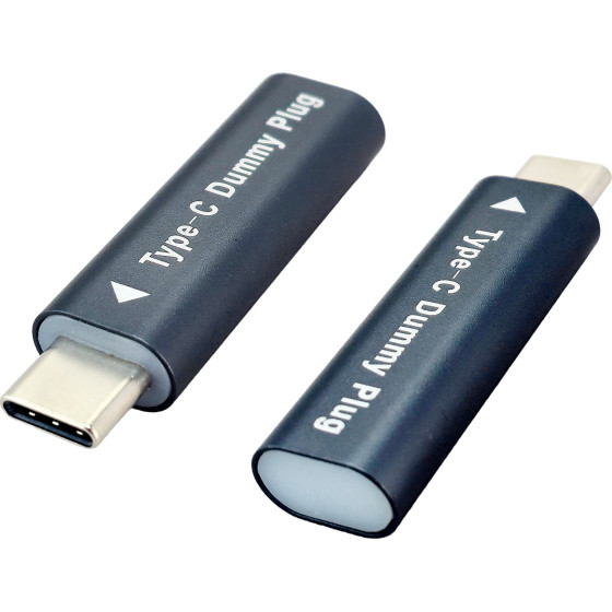 Powertech USB-C Dummy Plug 4K/60Hz, ���� - (CAB-UC094)