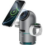 4sMarts Charging Station Chargebot Sound Qi2 Gray - (541602)