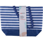 ALPINA - Striped Beach Bag 49.3x16x34 Cm (Navy / White) - (8711252557731_NAVYBLUE)
