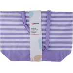 ALPINA - Striped Beach Bag 49.3x16x34 Cm (Purple / White) - (8711252557731_PURPLE)